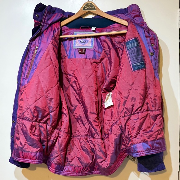 •NEVICA• ❄️ Vintage Virage Ladies Skiwear- Purple and Pink Ski Jacket ❄️ - Picture 3 of 16